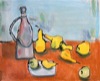 Still Life - Pears and Bottles