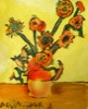 Vase With Twelve Sunflowers Redux