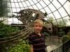 Ethan with Archelon fossil 
